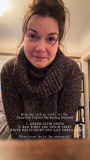 Headed to the Canadian Digital Marketing Summit tomorrow to moderate a panel and clearly… the outfit needs to pop.

There is a Wood panel backdrop and I pulled my favourites from RW&Co, Talbots (yes, I’m embracing it as 40 approaches 😄), and Winners.

Which look gets your vote? Drop your fave in the comments 👇

@talbotsofficial 
@rw_co 
@winners 
@cdmsummit