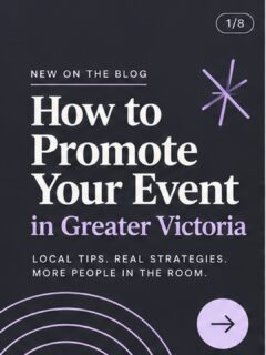 🎟️ Planning an event in Greater Victoria? Your biggest marketing mistake might be waiting too long to promote it.

Victoria audiences might buy tickets at the last minute, but they’re planning their calendars months in advance. 👀

Whether you’re organizing a concert, festival, fundraiser, workshop, or community event, getting people in the room takes more than posting the same event poster over and over.

✨ I’ve rounded up my favourite event marketing tips, including:

📅 Why you should start promoting 12 weeks out

📍 Where to list your event for FREE in Greater Victoria

💜 How to make a $50 Facebook boost work harder

📰 Local advertising and media opportunities worth considering

🤝 How to leverage your artists, participants, partners, and their audiences

📲 Creative content ideas that actually give people a reason to attend

Plus, I’ve shared a practical 12-week marketing timeline to help you put it all into action.

Better planning. Bigger audiences. Brighter events.

🔗 Read the full guide on the Swank Creative blog — **link in bio!**

https://swankcreative.com/how-to-promote-your-event-in-greater-victoria-and-actually-get-people-to-show-up/

💬 Event organizers: What’s your biggest challenge when it comes to selling tickets?

#SwankCreative #EventMarketing #VictoriaBC #GreaterVictoria #EventPromotion VictoriaEvents MarketingStrategy SupportLocal