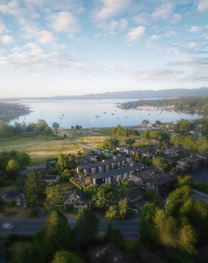 23-0810 PENRHYN TOWNHOUSES - BirdsEye - NorthWest - Daylight - DJI_0048